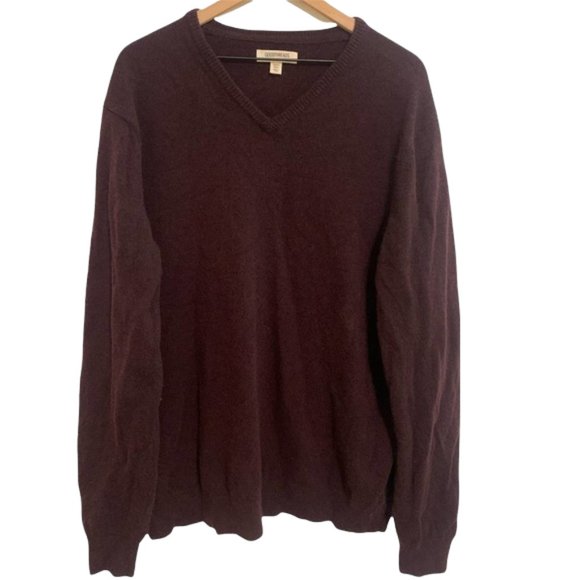 Goodthreads 100% Lambs Wool V-neck Grandpa Pullover Sweater XXL - Picture 1 of 9